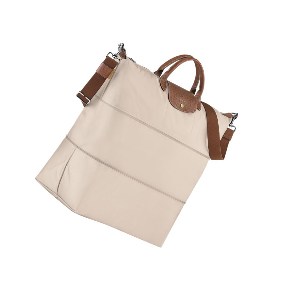 Bolsos De Viaje Longchamp Le Pliage Hombre Beige | ES-QAOM798
