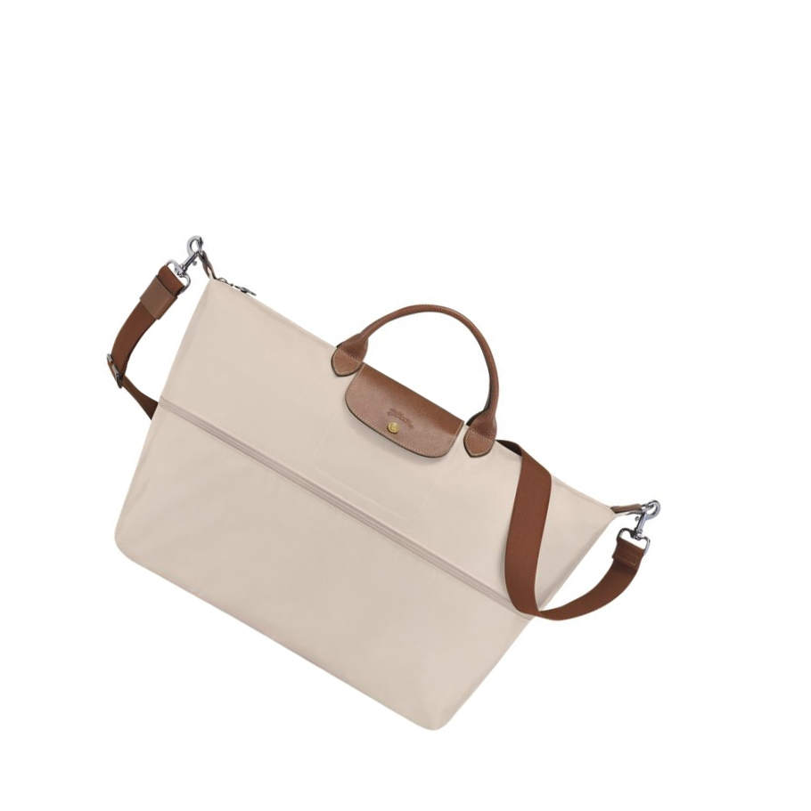 Bolsos De Viaje Longchamp Le Pliage Hombre Beige | ES-QAOM798