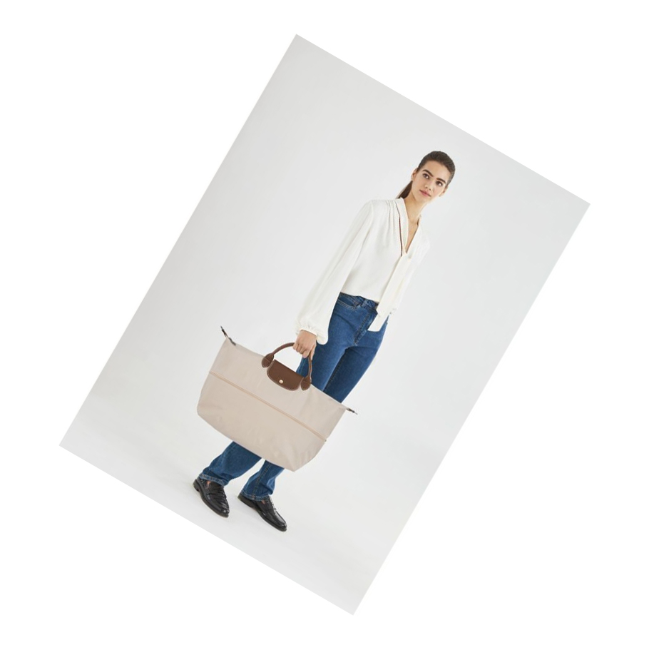 Bolsos De Viaje Longchamp Le Pliage Hombre Beige | ES-QAOM798