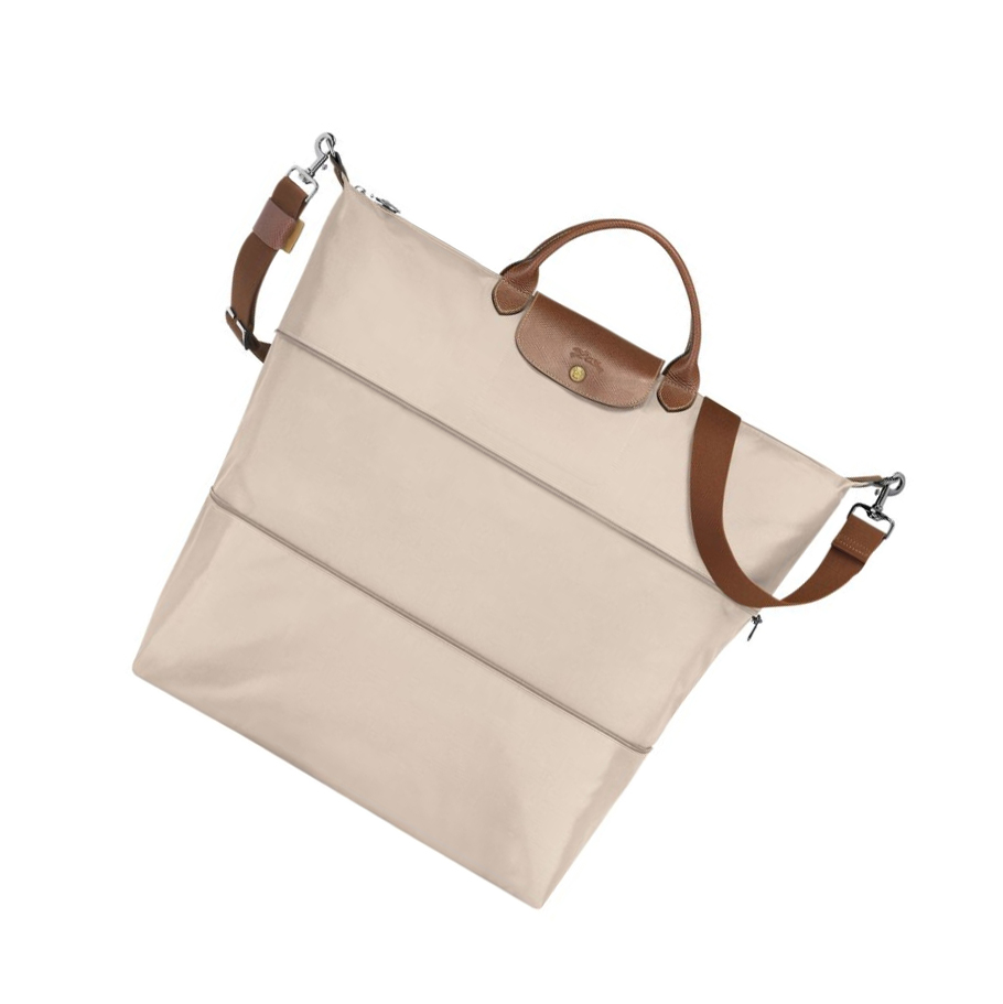Bolsos De Viaje Longchamp Le Pliage Hombre Beige | ES-QAOM798