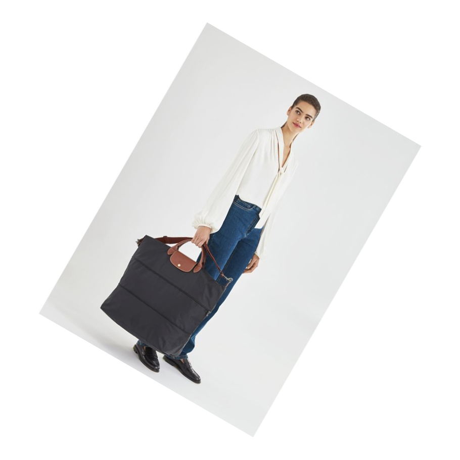 Bolsos De Viaje Longchamp Le Pliage Hombre Negras | ES-QRZI189