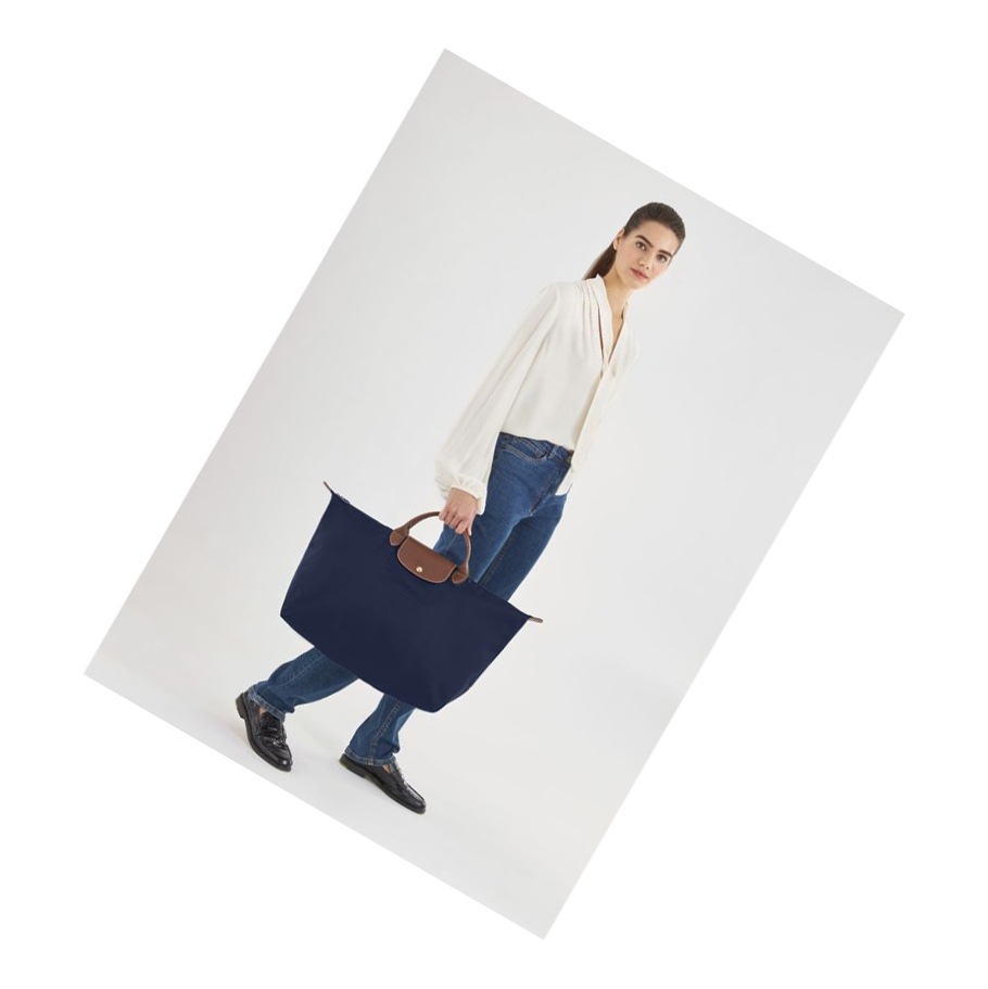 Bolsos De Viaje Longchamp Le Pliage L Hombre Azul Marino | ES-HMPW869