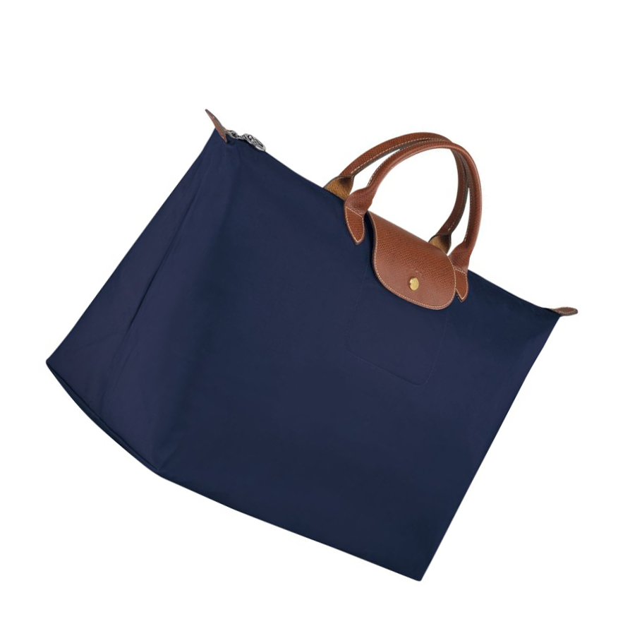 Bolsos De Viaje Longchamp Le Pliage L Hombre Azul Marino | ES-HMPW869