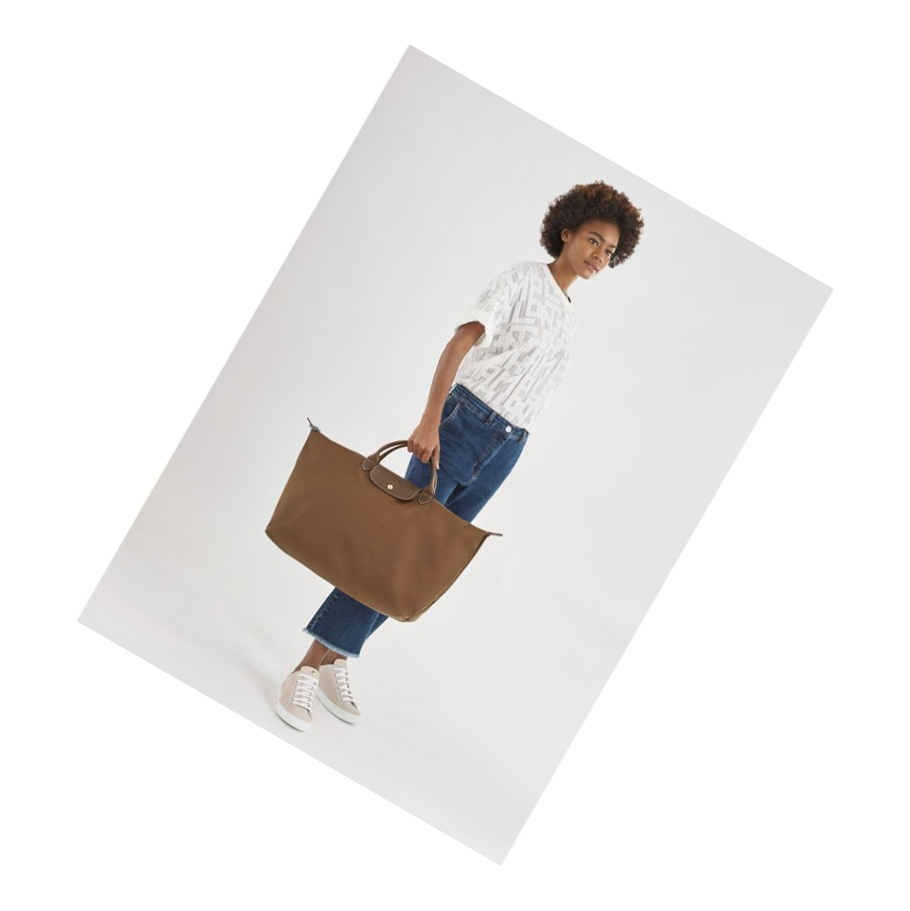Bolsos De Viaje Longchamp Le Pliage L Hombre Marrones | ES-MNPE763