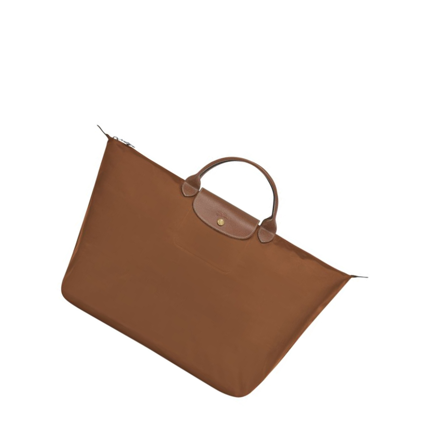 Bolsos De Viaje Longchamp Le Pliage L Hombre Marrones | ES-MNPE763