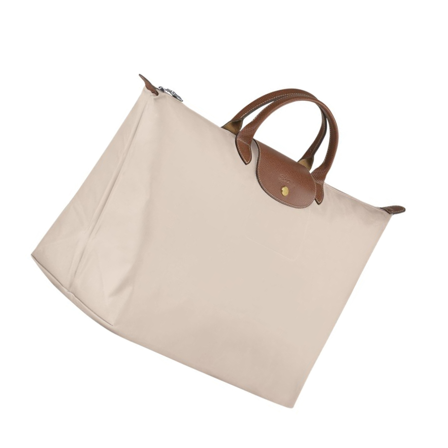 Bolsos De Viaje Longchamp Le Pliage L Mujer Beige | ES-TYAL804