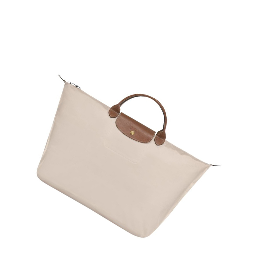 Bolsos De Viaje Longchamp Le Pliage L Mujer Beige | ES-TYAL804