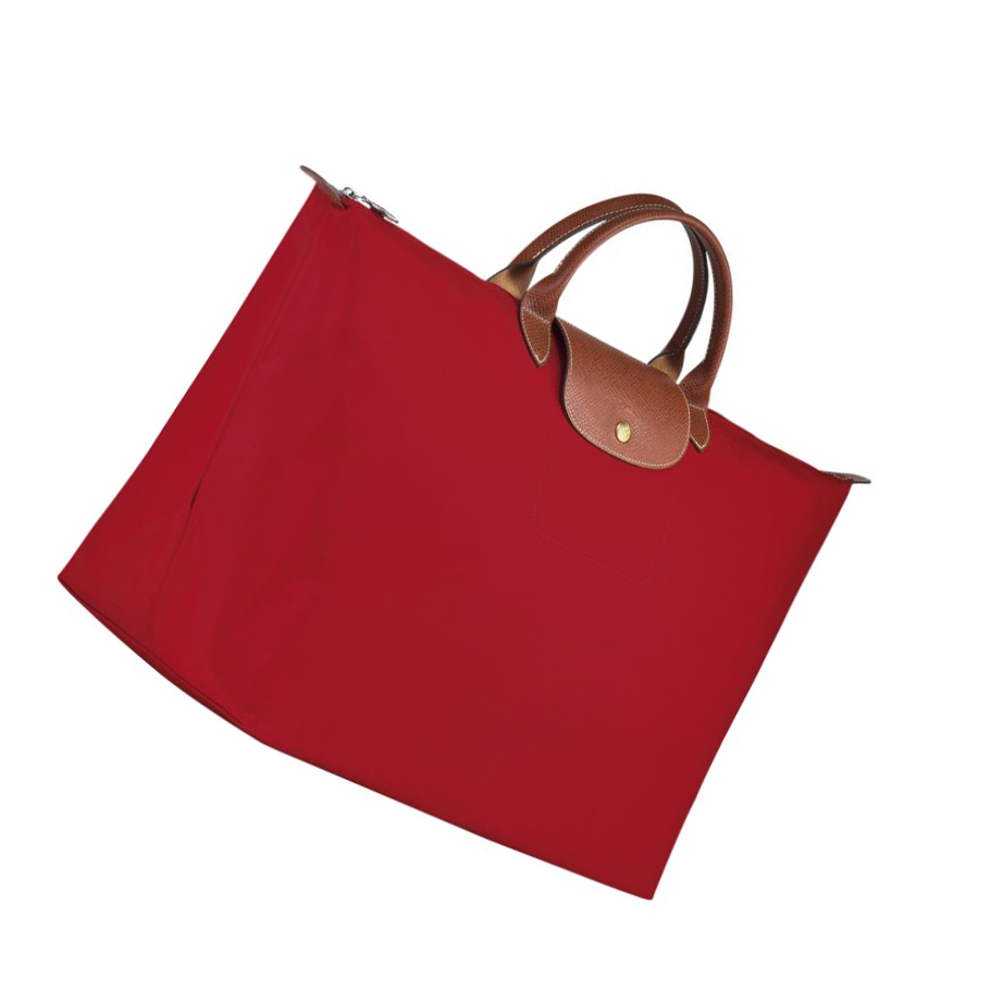 Bolsos De Viaje Longchamp Le Pliage L Mujer Rojas | ES-XFNA749