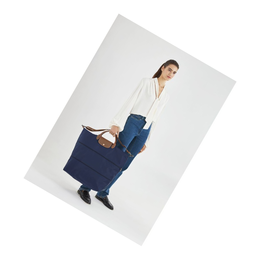 Bolsos De Viaje Longchamp Le Pliage Mujer Azul Marino | ES-UWRF140