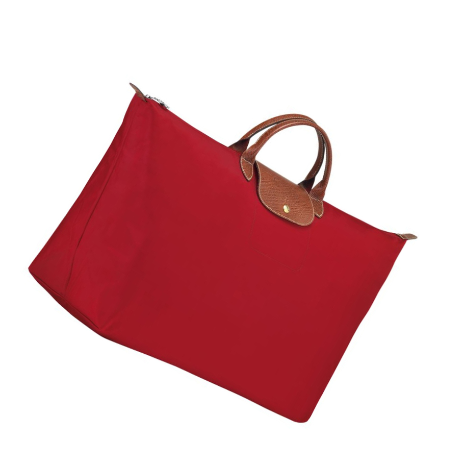 Bolsos De Viaje Longchamp Le Pliage XL Hombre Rojas | ES-QMDL763