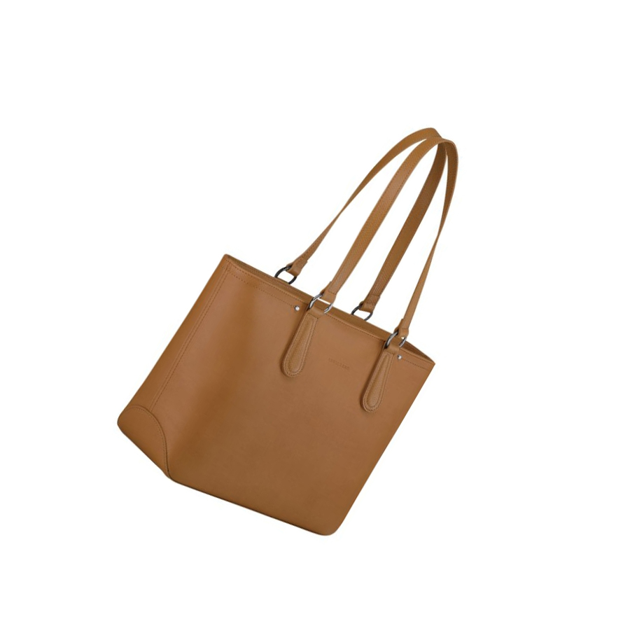 Bolsos Shopper Longchamp Cavalcade Mujer Beige | ES-HIWU906