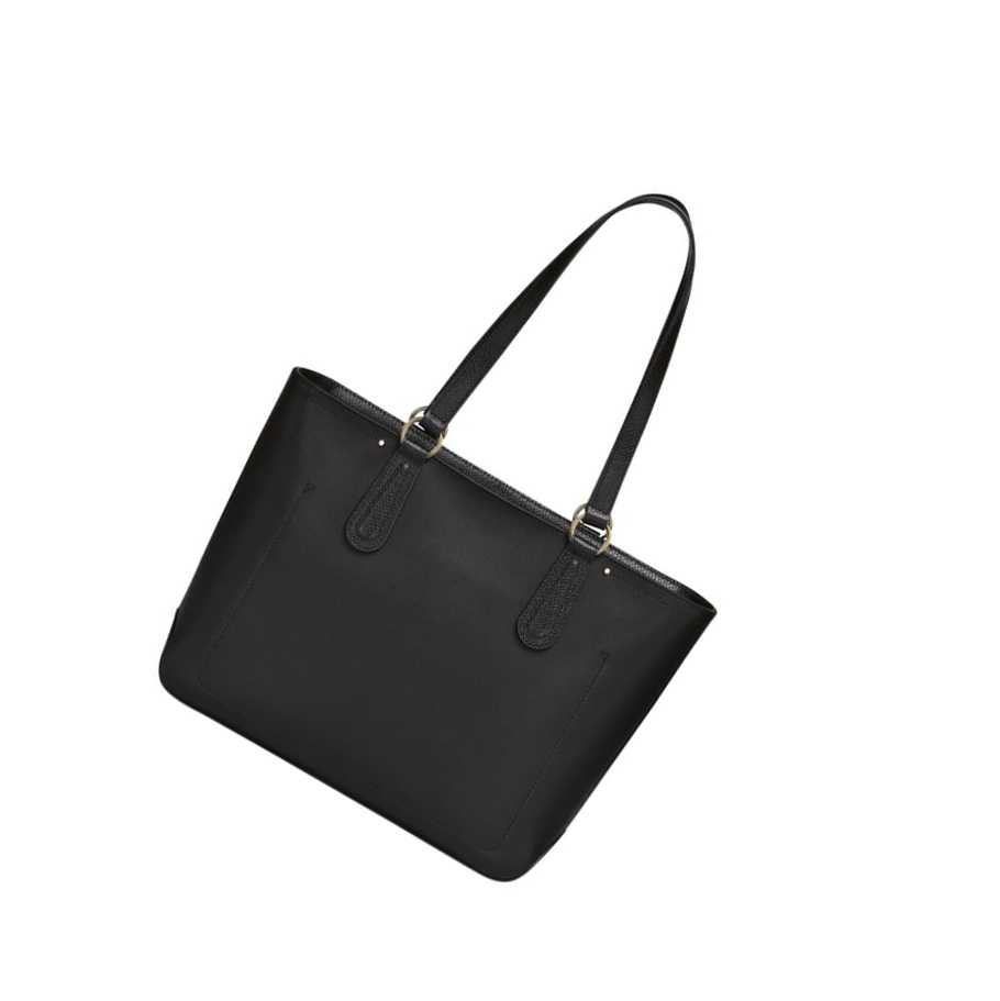 Bolsos Shopper Longchamp Cavalcade Mujer Negras | ES-PHRO862
