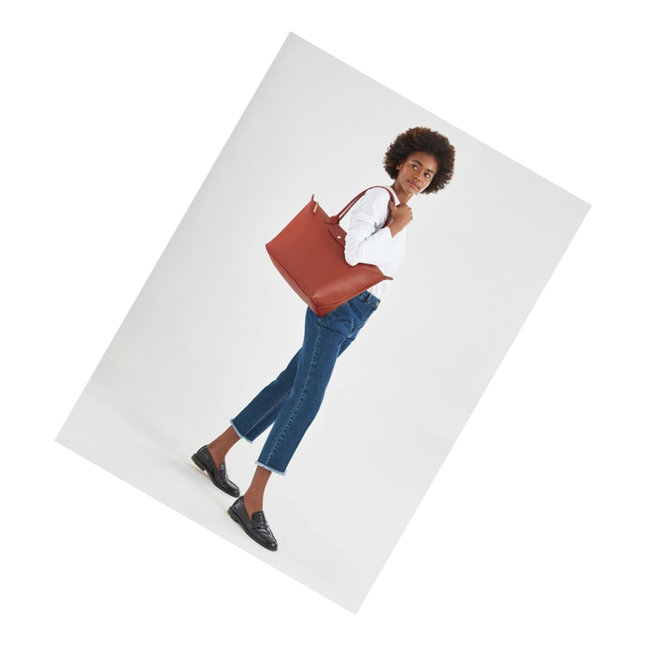 Bolsos Shopper Longchamp Le Pliage City L Mujer Rojas | ES-EWGC053