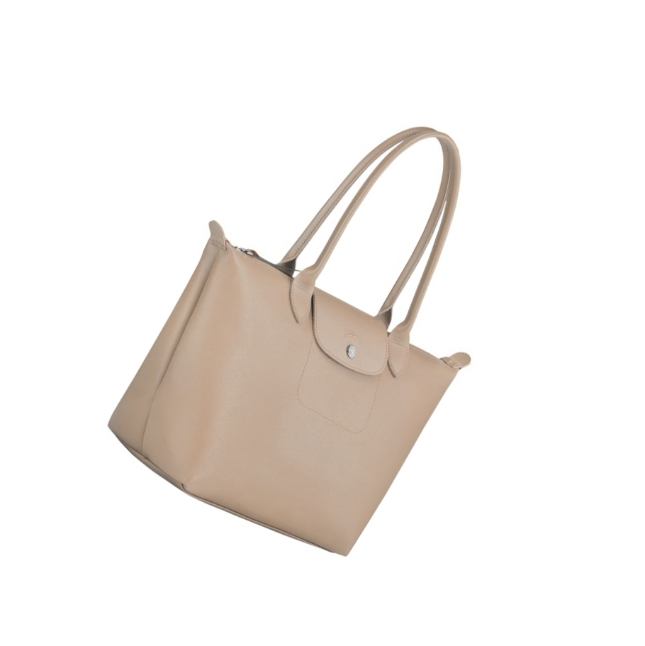 Bolsos Shopper Longchamp Le Pliage City S Mujer Beige | ES-JRQI049