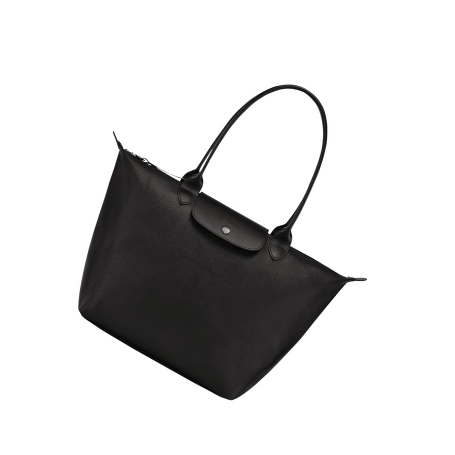 Bolsos Shopper Longchamp Le Pliage City L Mujer Negras | ES-NMUA839