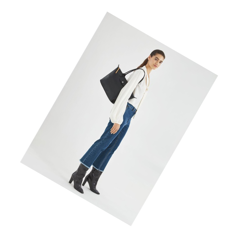 Bolsos Shopper Longchamp Le Pliage City S Mujer Negras | ES-PDLH563