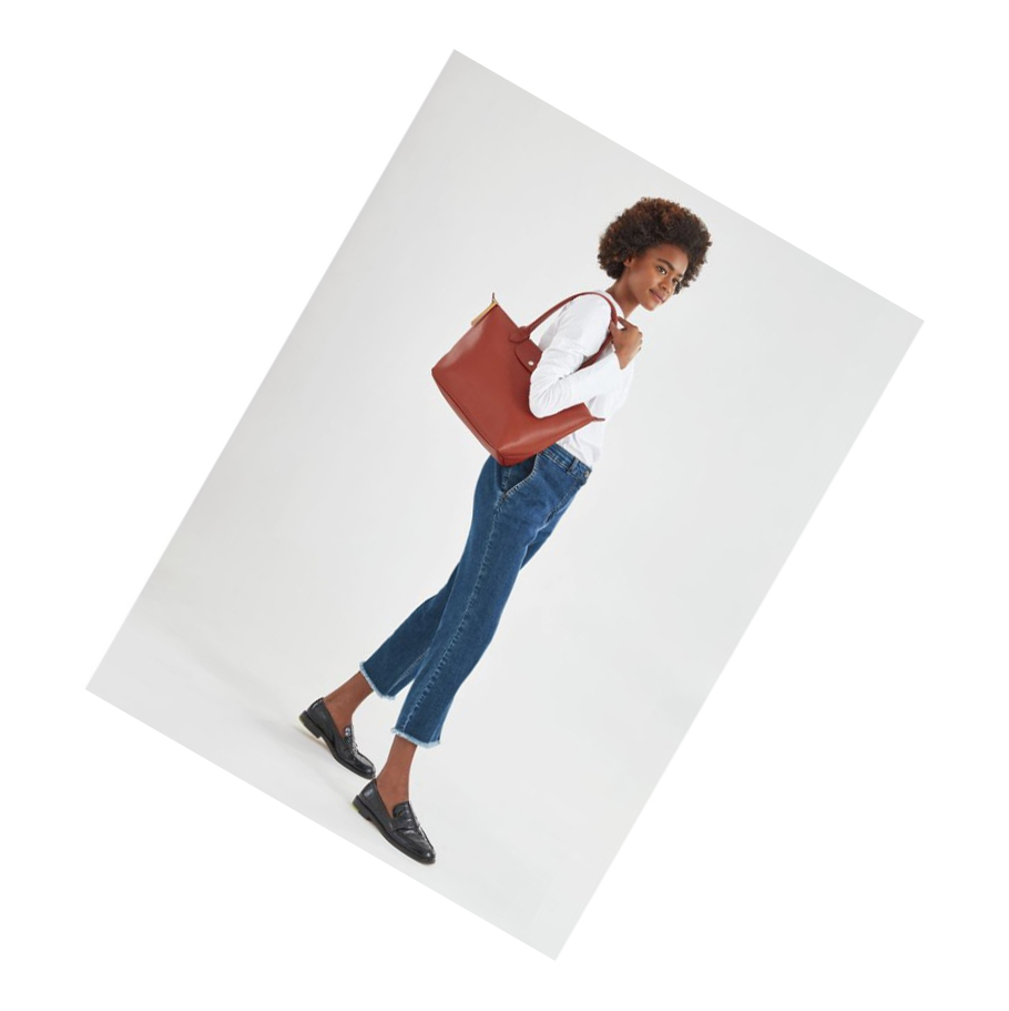 Bolsos Shopper Longchamp Le Pliage City S Mujer Rojas | ES-XIVP147