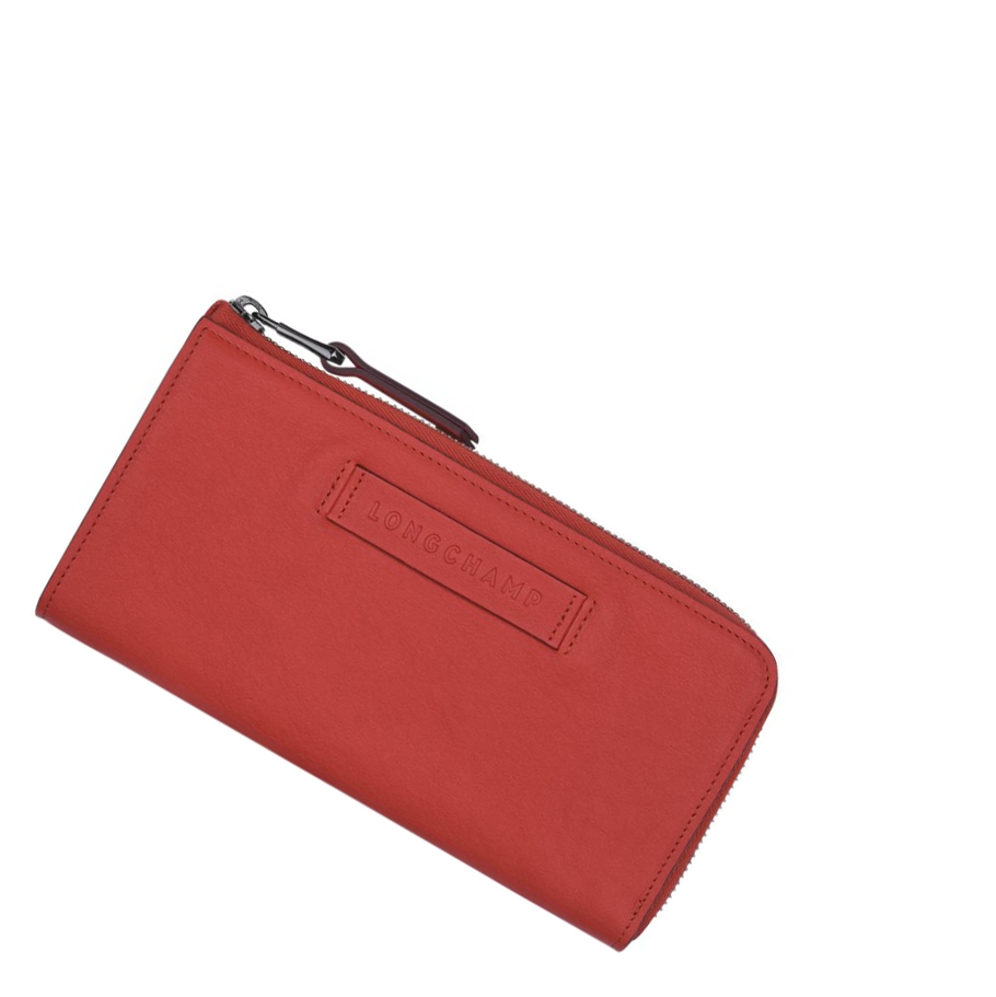 Carteras Longchamp 3D Mujer Rojas | ES-GCWK153