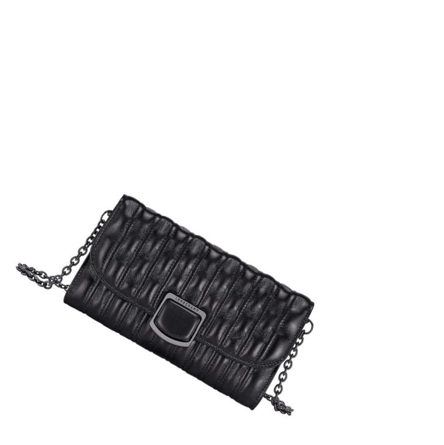 Carteras Longchamp Brioche Mujer Negras | ES-DKSI568