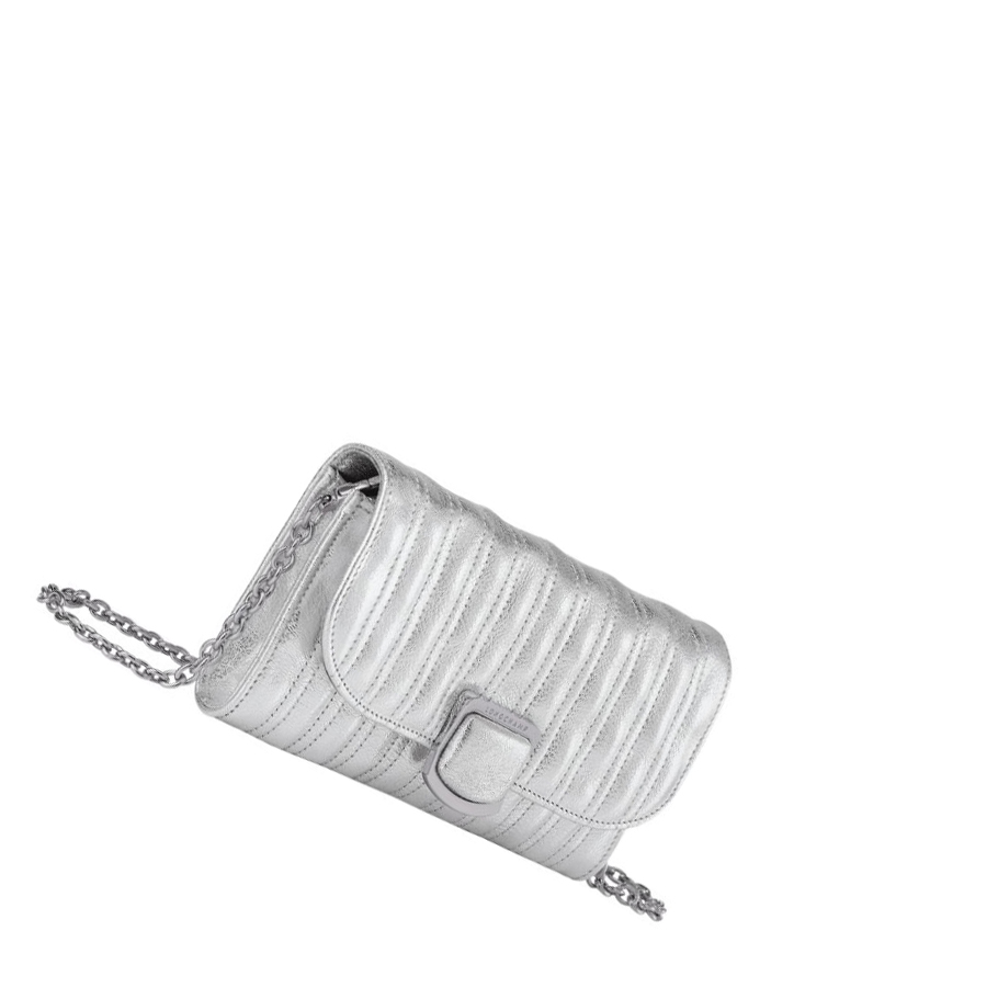 Carteras Longchamp Brioche Métal Mujer Plateadas | ES-QPKE095