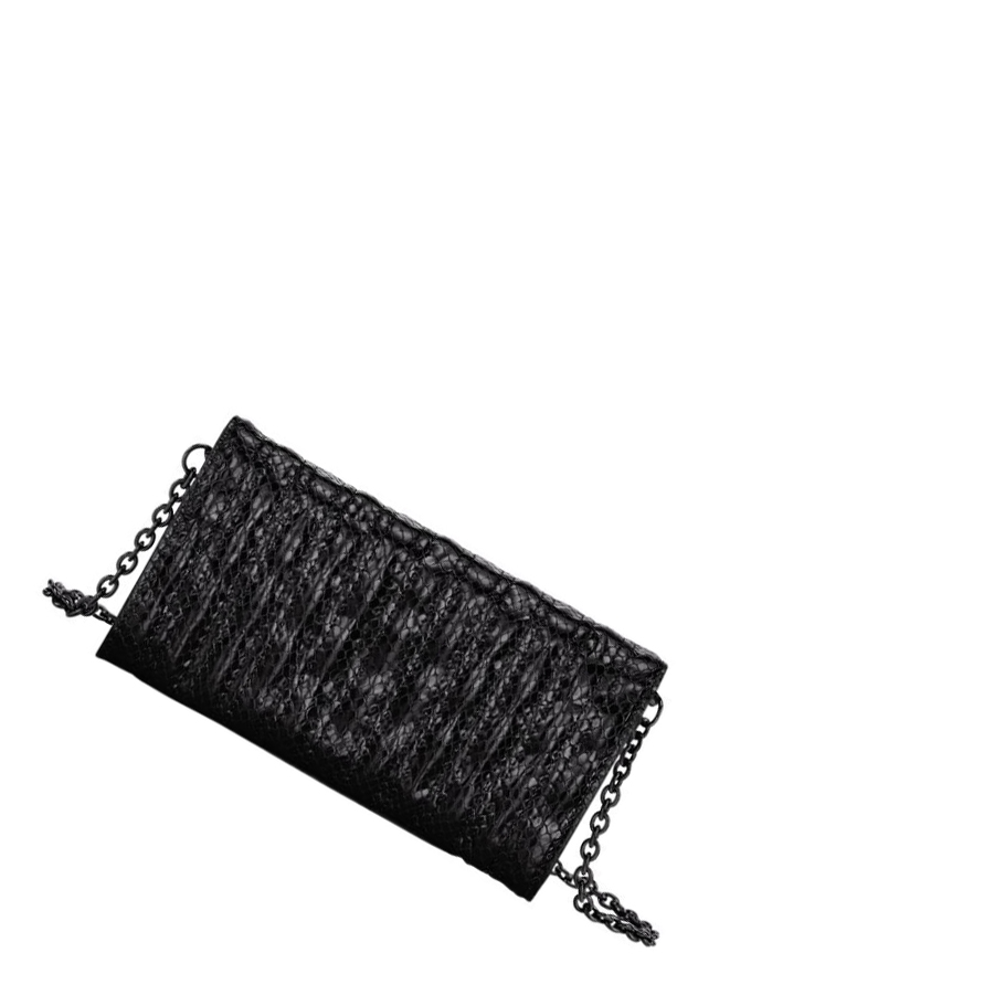Carteras Longchamp Brioche Serpent Mujer Negras | ES-DFZA761