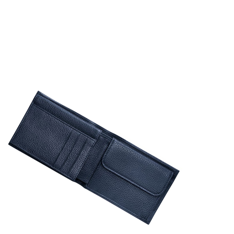 Carteras Longchamp Le Foulonné Hombre Azul Marino | ES-UKGZ749