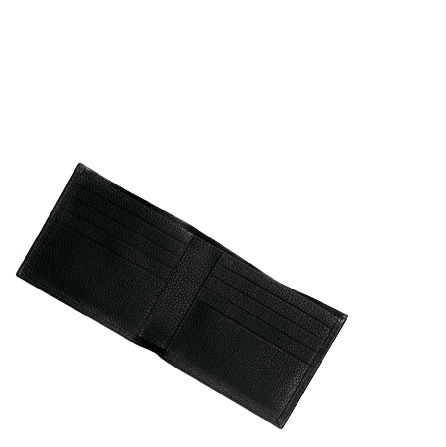 Carteras Longchamp Le Foulonné Hombre Negras | ES-ZWQR802
