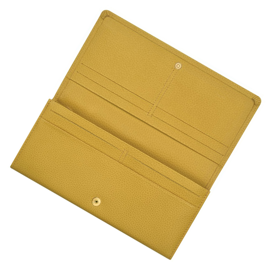 Carteras Longchamp Le Foulonné Mujer Amarillo | ES-IMCJ018