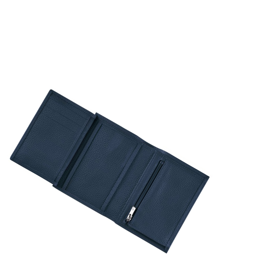 Carteras Longchamp Le Foulonné Mujer Azul Marino | ES-JMPH317