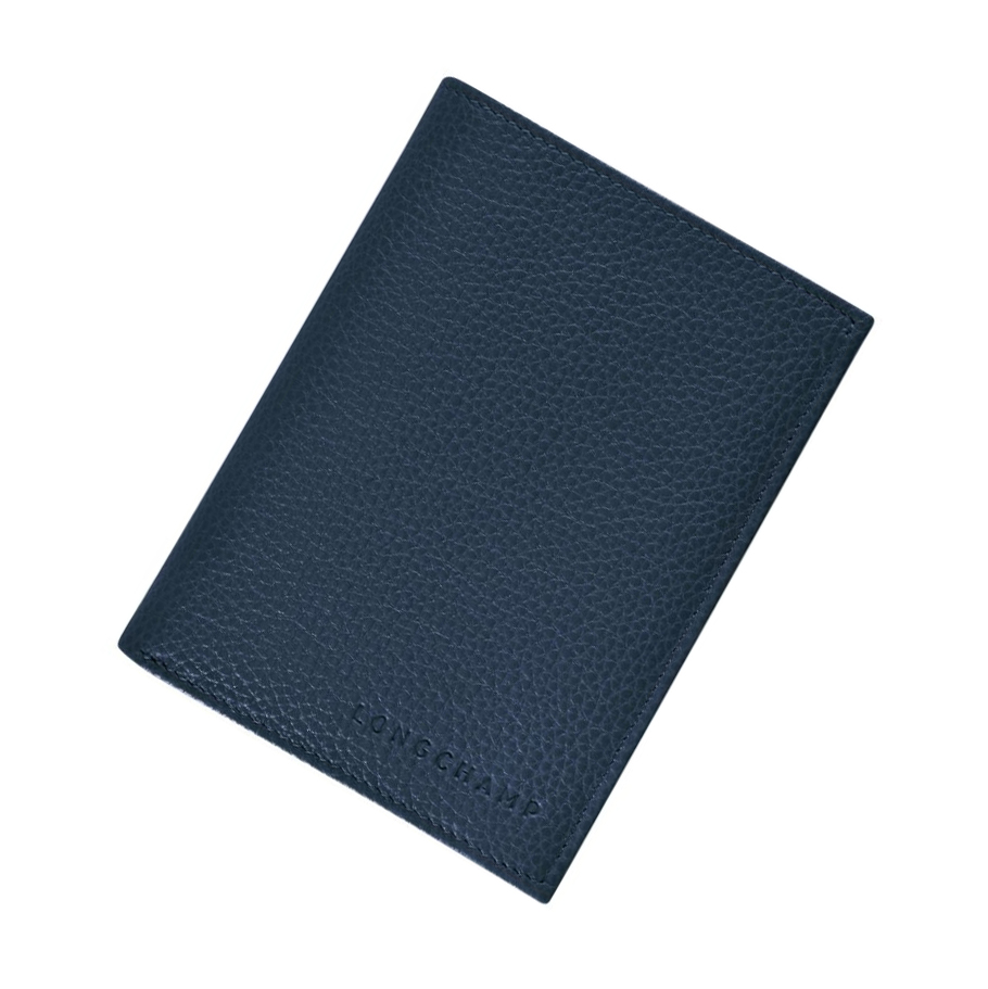 Carteras Longchamp Le Foulonné Mujer Azul Marino | ES-JMPH317
