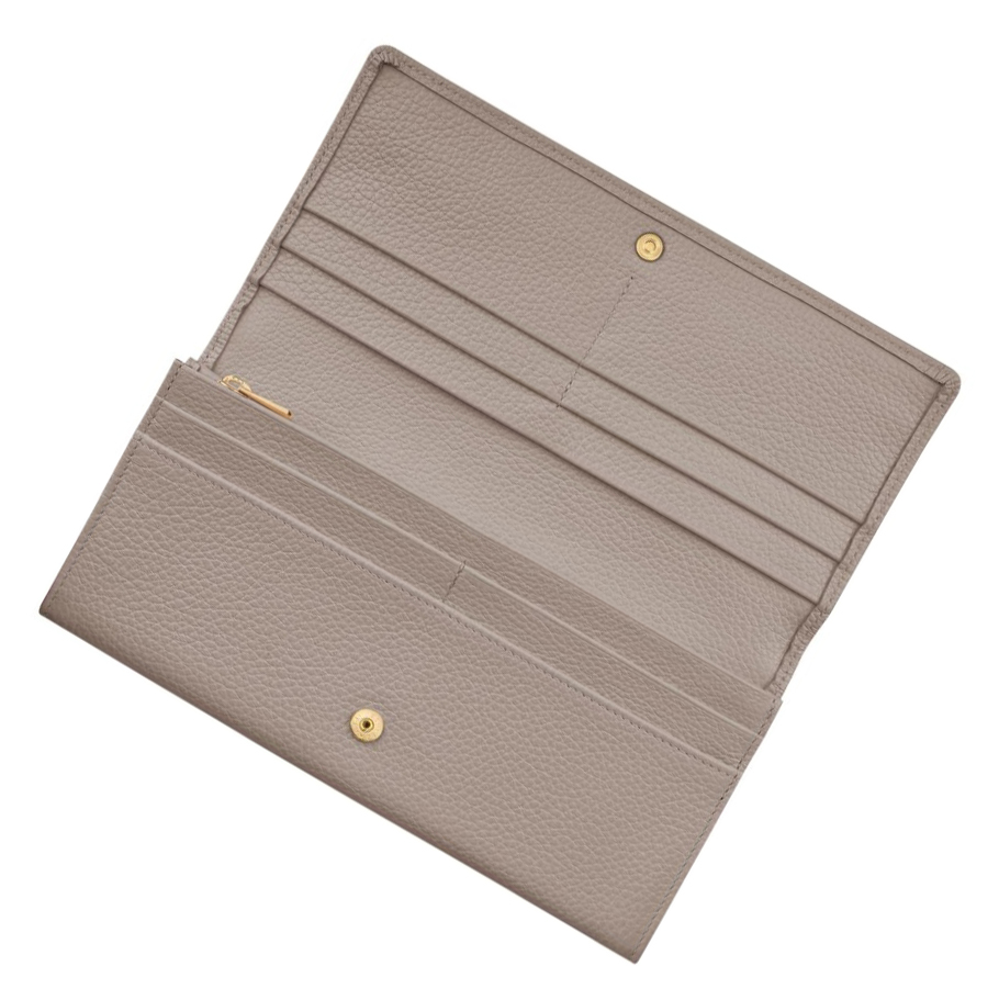 Carteras Longchamp Le Foulonné Mujer Gris | ES-LNKF417