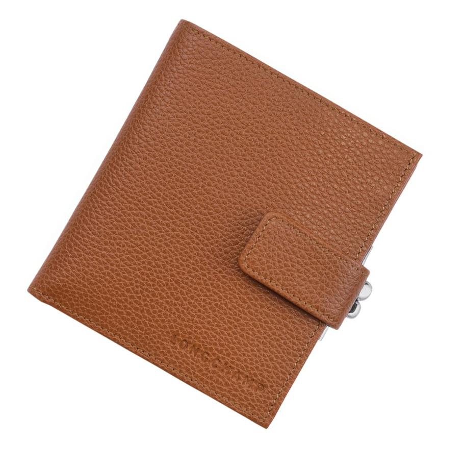 Carteras Longchamp Le Foulonné Mujer Marrones | ES-HNBJ543