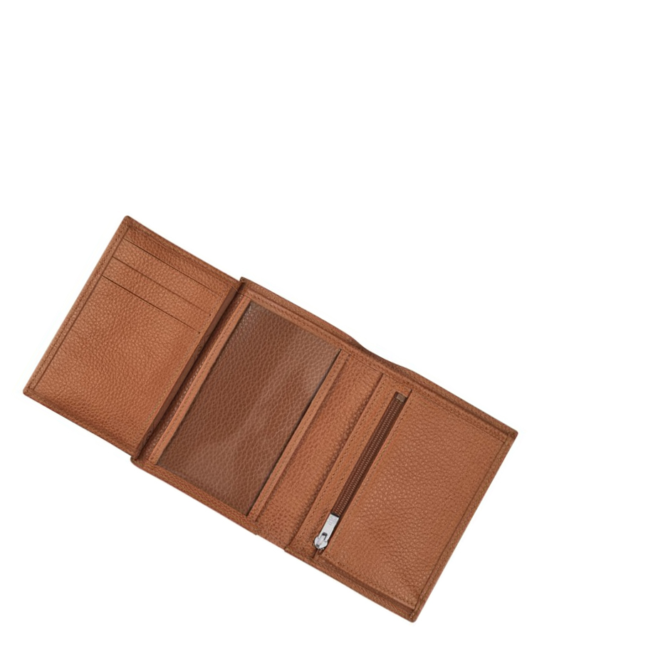 Carteras Longchamp Le Foulonné Mujer Marrones | ES-UOYA738