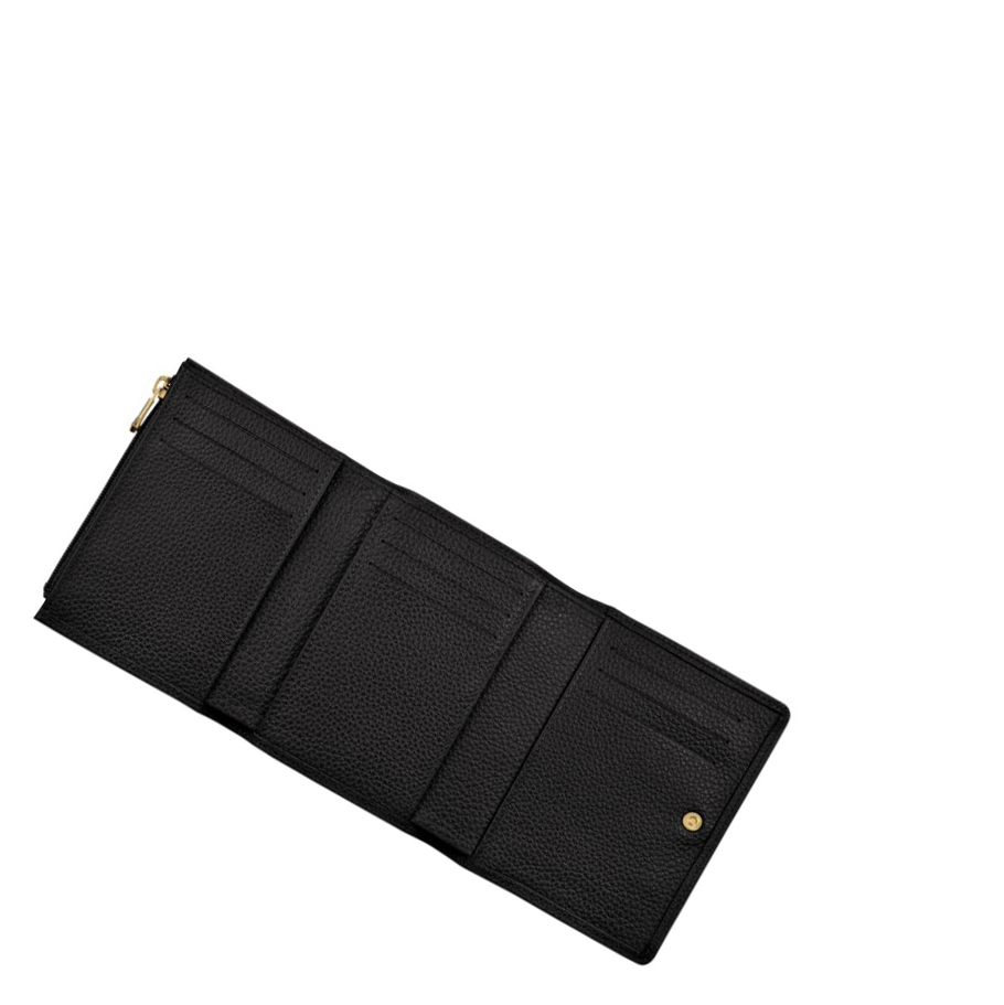 Carteras Longchamp Le Foulonné Mujer Negras | ES-CPRY351