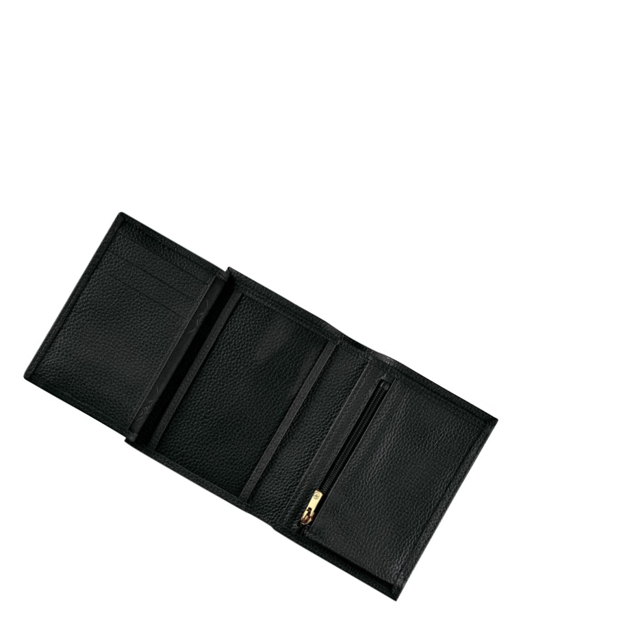 Carteras Longchamp Le Foulonné Mujer Negras | ES-FPYJ584
