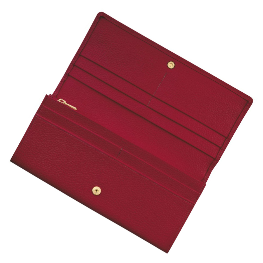 Carteras Longchamp Le Foulonné Mujer Rojas | ES-HTFV095