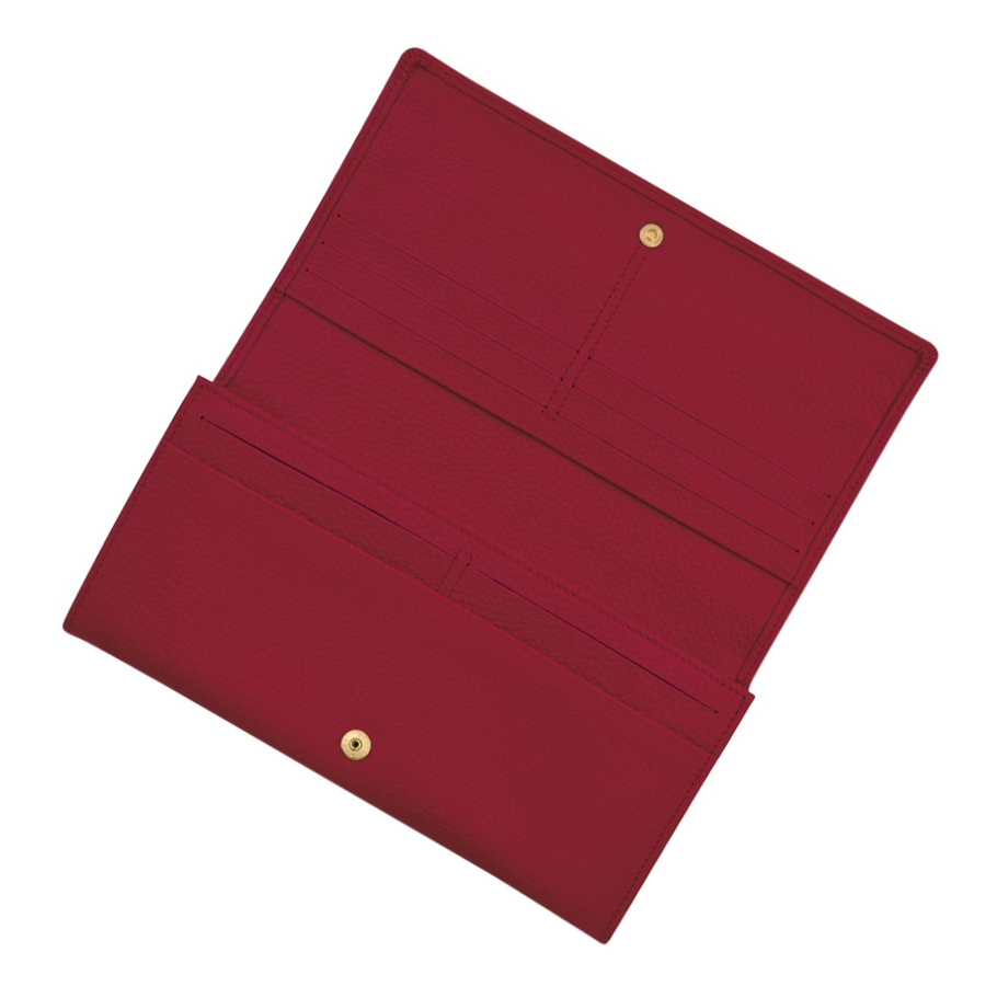 Carteras Longchamp Le Foulonné Mujer Rojas | ES-NHJA968