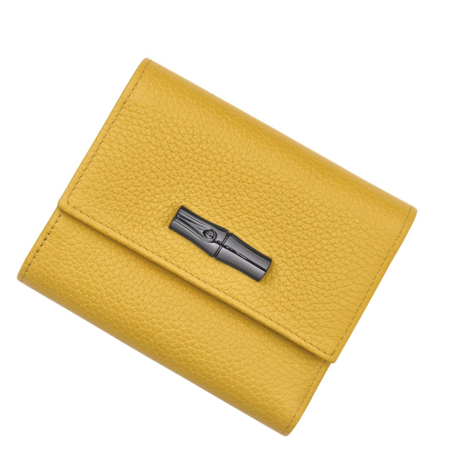 Carteras Longchamp Roseau Essential Mujer Amarillo | ES-FRCP689