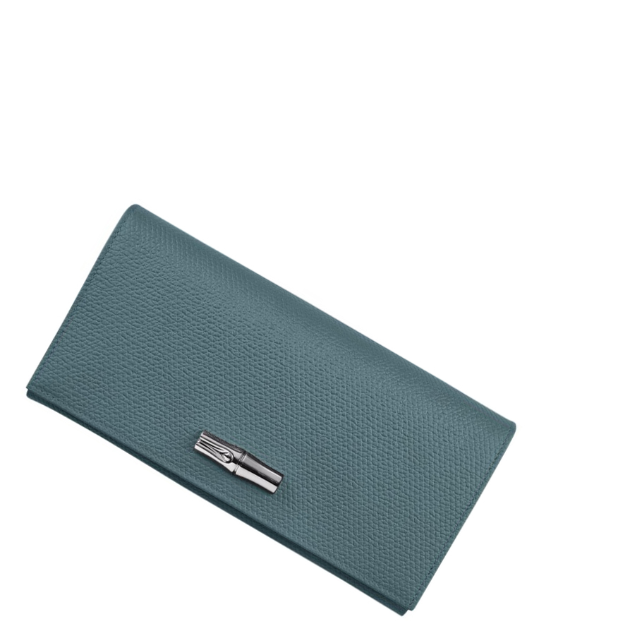 Carteras Longchamp Roseau Mujer Azules | ES-ZOLF705