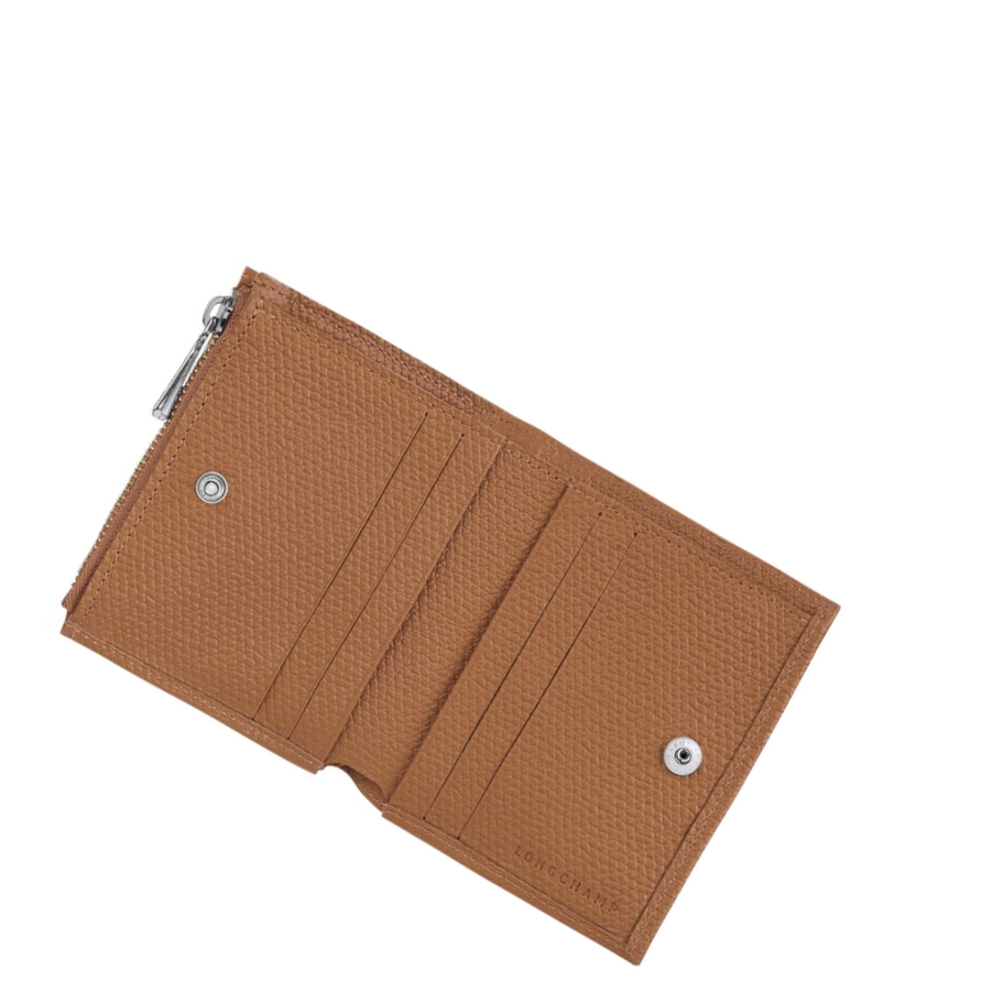 Carteras Longchamp Roseau Mujer Beige | ES-QVRJ238