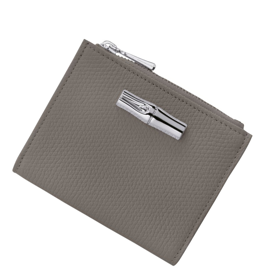 Carteras Longchamp Roseau Mujer Gris | ES-EUSI306
