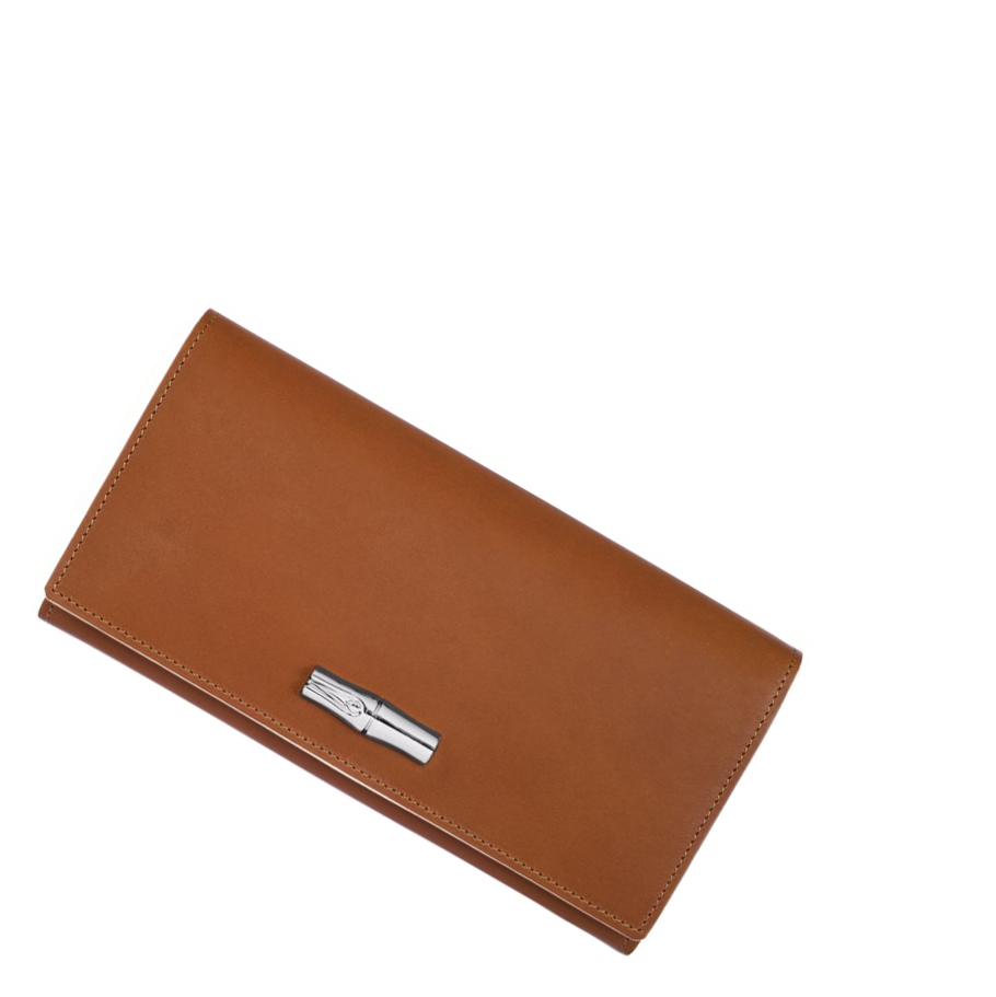 Carteras Longchamp Roseau Mujer Marrones | ES-JPWL814