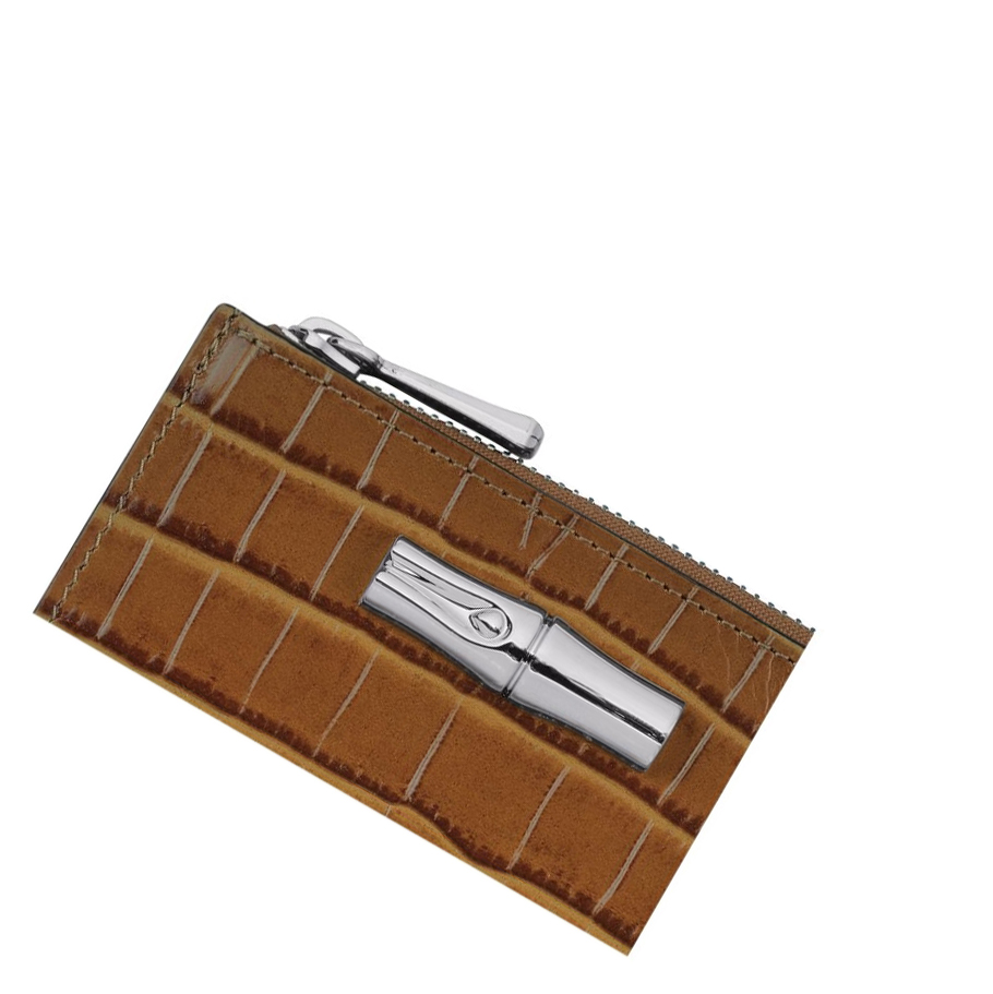 Carteras Longchamp Roseau Mujer Marrones | ES-KCBI817