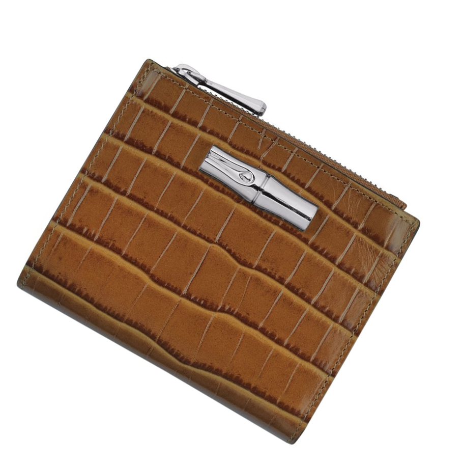 Carteras Longchamp Roseau Mujer Marrones | ES-KCBI817