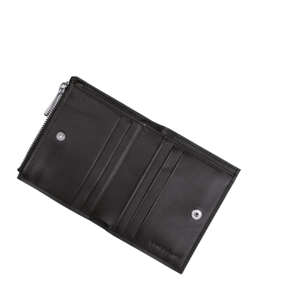 Carteras Longchamp Roseau Mujer Negras | ES-BTXA014