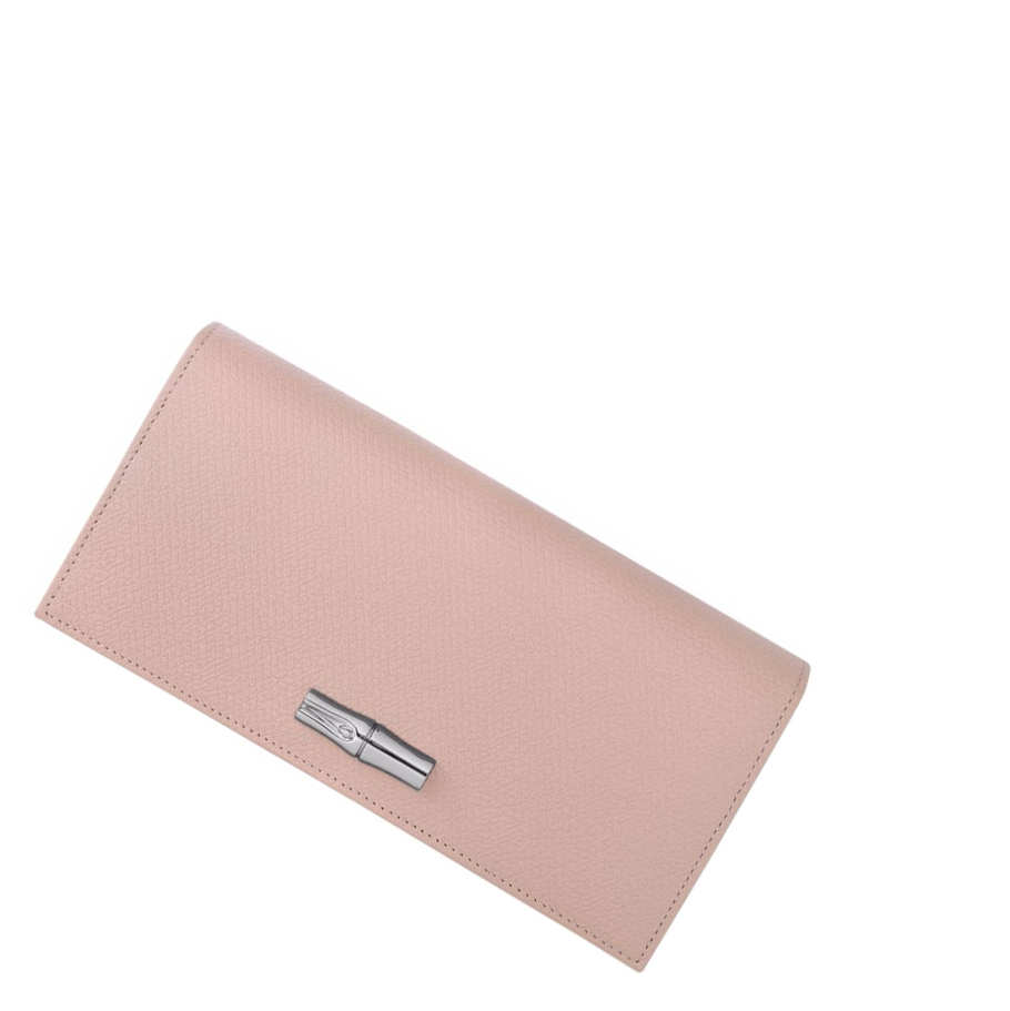 Carteras Longchamp Roseau Mujer Rosas Claro | ES-HMFI507