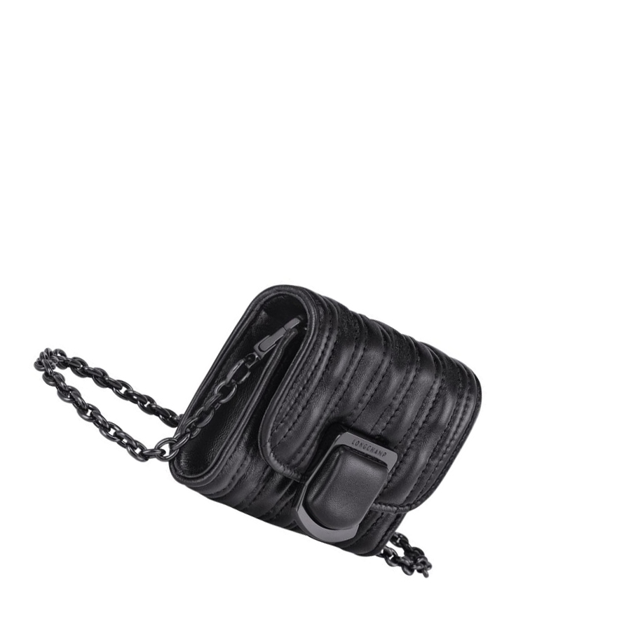 Cremallera De Carteras Longchamp Brioche Mujer Negras | ES-DRCY640