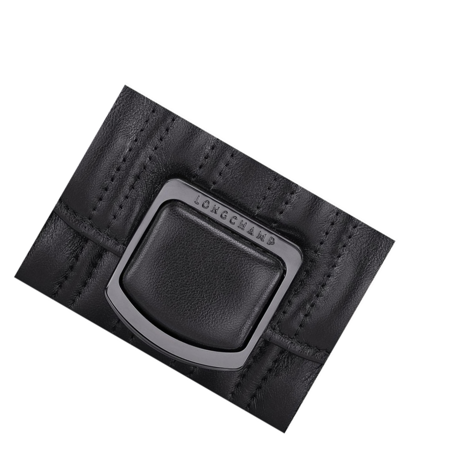 Cremallera De Carteras Longchamp Brioche Mujer Negras | ES-DRCY640