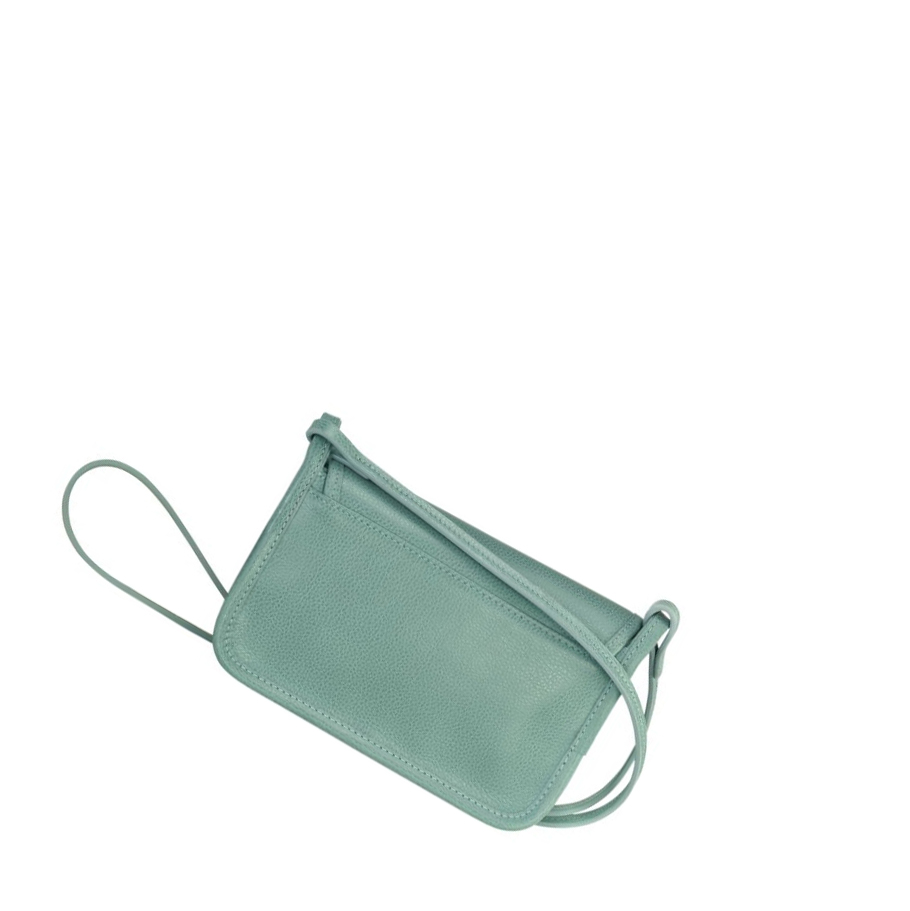 Cremallera De Carteras Longchamp Le Foulonné Mujer Azules | ES-CEDF461