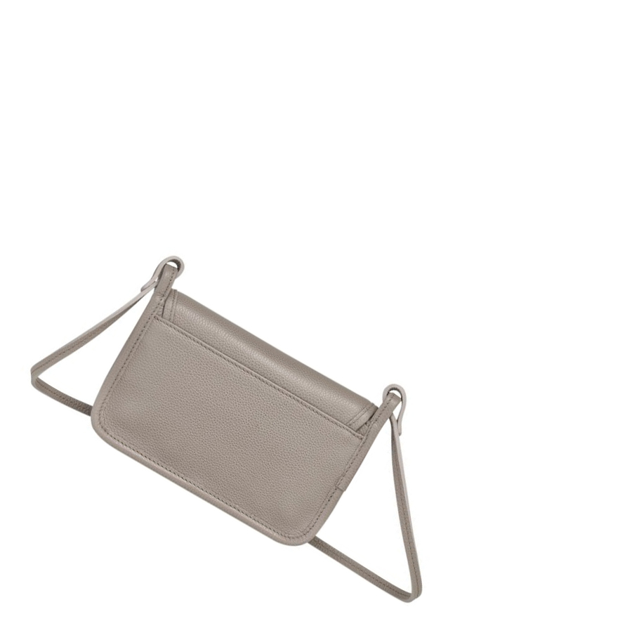 Cremallera De Carteras Longchamp Le Foulonné Mujer Gris | ES-EAOB147